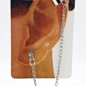 Aro Bidu con Cadena y Strass