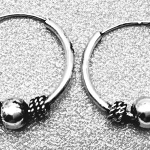 Aro Argolla 15mm. Estilo Tailandés