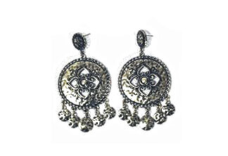 Aro Colgante Filigrana con Dijes