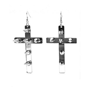Aro Cruz Colgante con Tacha Punta