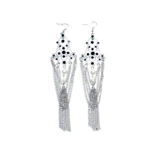 Aro Piedra Colgante con Cadenas