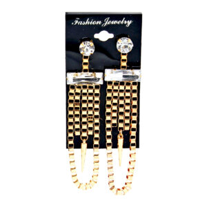 Aro Piedra Colgante con Cadena y Tacha Punta