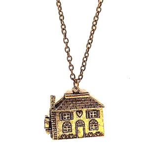 Cadena con Dije Casa con Espejo