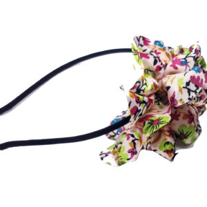 Vincha Metal con Flor Liberty