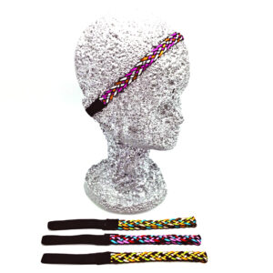 Vincha Elastizada Trenzada Multicolor