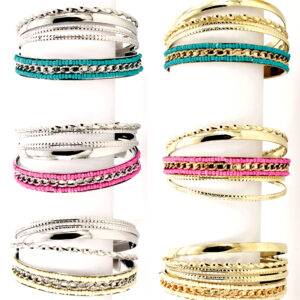 Pulseras Esclavas en Set