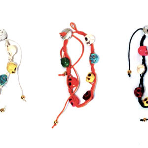 Pulsera Cordón con Dije Calavera