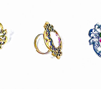 Anillo Piedra Cerámica Tamaño Regulable