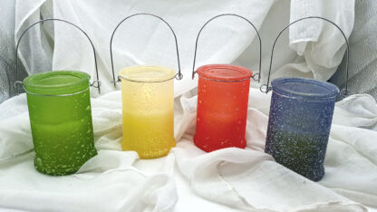 Vela Aromática Con Farol Colgante