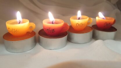 Velas con Forma Taza de Cafe Aromatica - Imagen 3