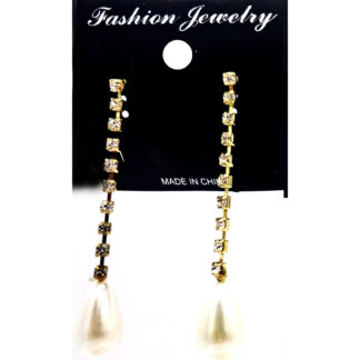 Aro de Strass con Dije Perla