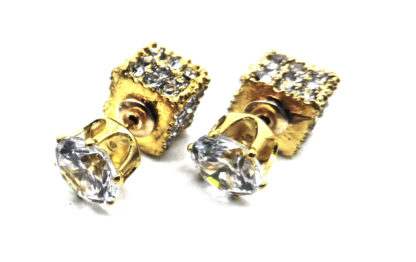 Aro Cubo con Strass