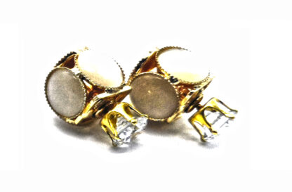 Aro con Piedra Ojo de Gato y Strass - Imagen 2
