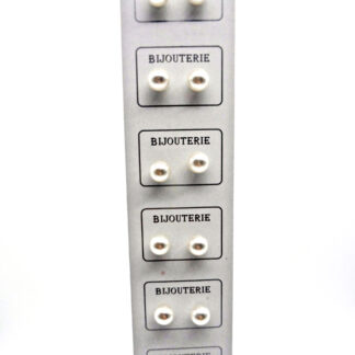 Aro Perla Blanca 8mm - Cartón x 6 Pares