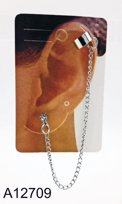 Aro Bidu con Cadena y Strass