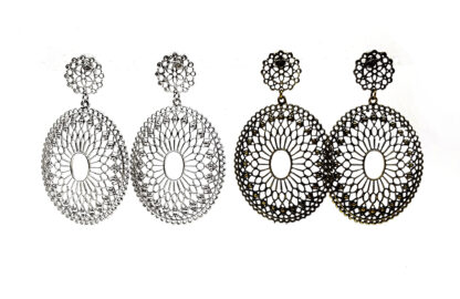 Aro Colgante Filigrana con Strass - Imagen 2