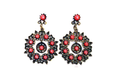 Aro Colgante con Piedras