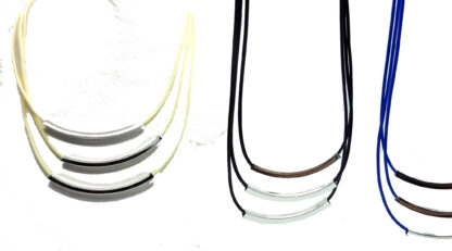 Collar 3 Vueltas Tiento y Metal - Imagen 2