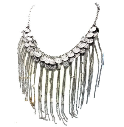 Collar Monedas y Cadenas
