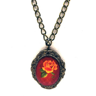 Cadena Dije con Flor