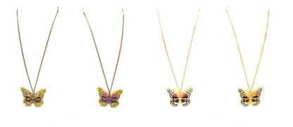 Cadena Dije Mariposa Esmaltada - Imagen 2