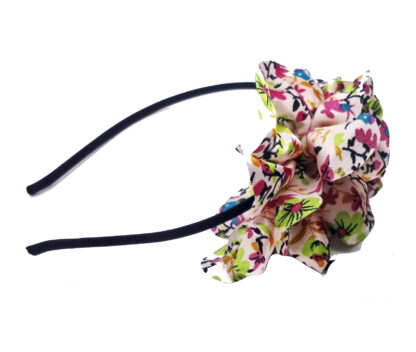 Vincha Metal con Flor Liberty