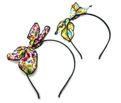 Vincha Metal Forrada con Moño Liberty - Imagen 2
