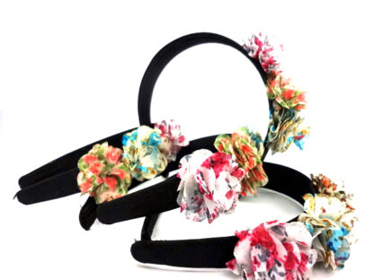 Vincha Forrada con Flores