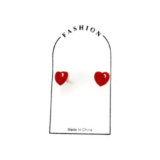 Aro Mini Forma Corazón Goma