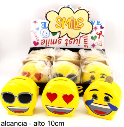 Alcancía Cerámica Smile Emojis
