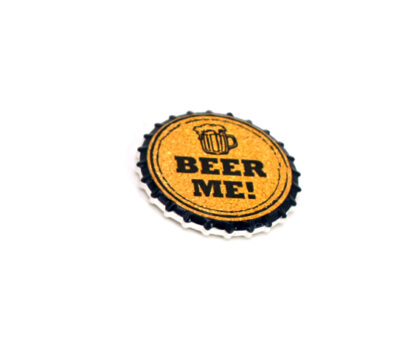 Imán Cerámico Forma Tapa de Cerveza 7,5cm - Imagen 3