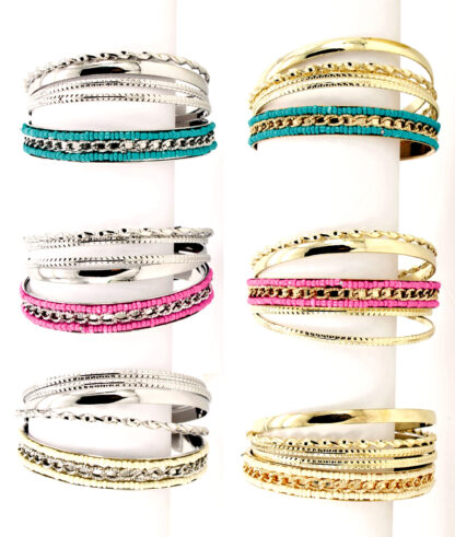 Pulseras Esclavas en Set