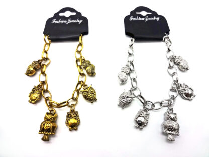 Pulsera con Dijes Lechuza