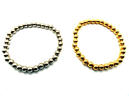 Pulsera Bolita Metal Elastizada - Imagen 3