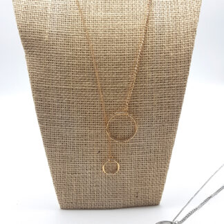 Collar Tipo Lazo Doble Argolla
