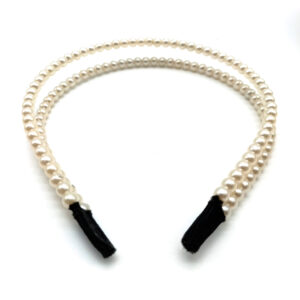 Vincha Doble de Perlas