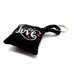 Llavero con Frase - Soft de Tela Impresa Ambos Lados