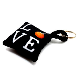 Llavero I Love Mate - Soft de Tela Impresa Ambos Lados