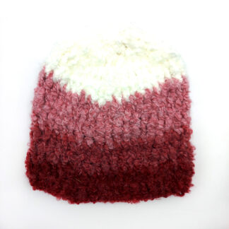 Gorro con Caída Tejido a Mano (Lana Oveja)