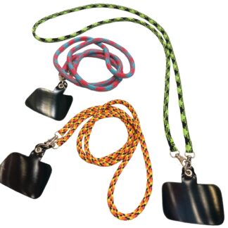 Colgante Celular Soga - Correa Cartera - Muy Resistente!! Largo 1.15mts/1.20mts. - Incluye Adaptador Universal Transparente