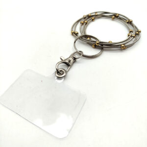 Strap Resortes de Metal con Bolitas Incluye Adaptador Universal Transparente