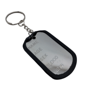 Llavero Chapa Identificacion Army