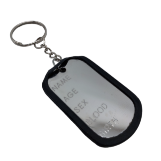 Llavero Chapa Identificacion Army