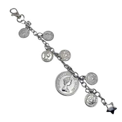 Bag Charms con Dijes Moneda para Mochilas o Carteras - Imagen 2