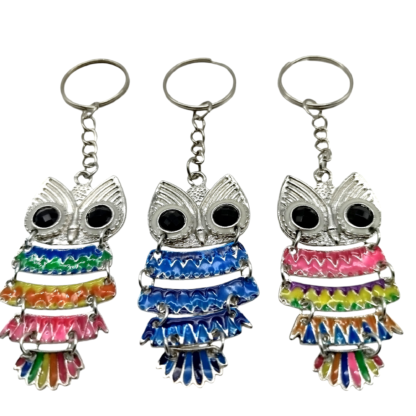 Llavero Lechuza Multicolor