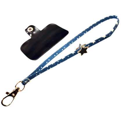 Strap Jean con dije Estrella - Incluye Adaptador Universal Transparente - Imagen 2