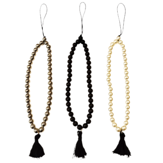 Strap con Fleco Negro