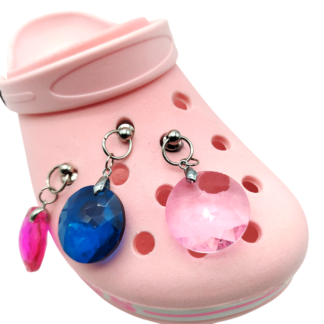 Pin para Crocs Piedra Redonda Facetada