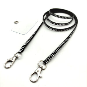 Colgante Celular con Dos Lineas de Tachas - Incluye Adaptador Universal Transparente