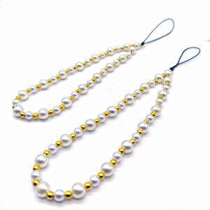 Strap Perlas con Bolitas Doradas